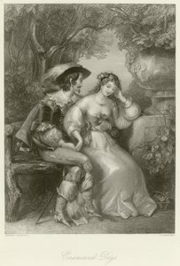 Verliefde Dagen door Edward Henry Corbould