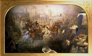De droom van de kunstenaar door Edward Henry Corbould