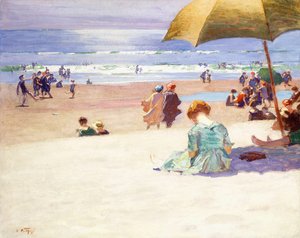 Uurgetijde door Edward Henry Potthast