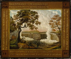 Die Niagarafälle door Edward Hicks