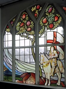Sint Joris en de Draak door Edward Holmes Jewitt