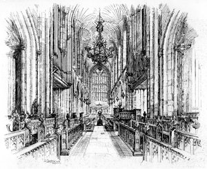 Bath Abbey, Bath, Somerset, 1902-1903 door Edward J. Burrows
