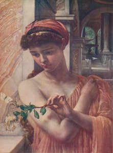 Psyche in de tempel van de liefde, 1882, c1915 door Edward John Poynter