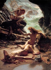De Grot van de Stormnimfen door Edward John Poynter