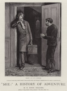 Zij, een geschiedenis van avontuur door Edward Killingworth Johnson