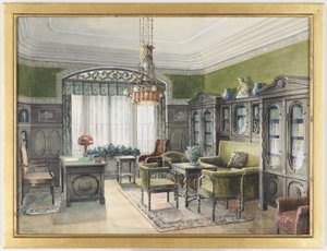 Bibliotheek Interieur