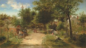 De Landwinkel door Edward Lamson Henry