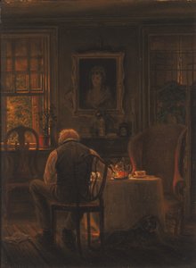 De weduwnaar door Edward Lamson Henry