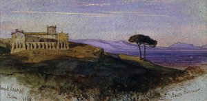 Een uitzicht in de Romeinse Campagna, 1844
