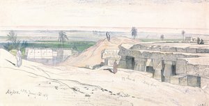 Abydos, 13:00 uur, 12 januari 1867 (134) door Edward Lear