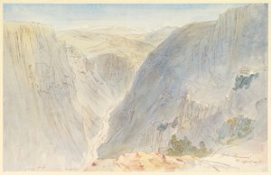 Agia Paraskevi, Epirus, Griekenland door Edward Lear