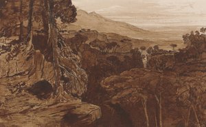 Bavella, Corsica, ca. 1868 door Edward Lear