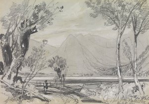 Brothers Water vanaf Patterdale door Edward Lear