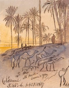 Colósaneh, 5:45 - 6:00 p.m., 3 januari 1867 (62) door Edward Lear