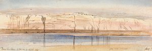 Deir El Adra door Edward Lear