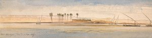 Deir Kadige, 1:00 p.m., 2 januari 1867 door Edward Lear
