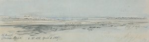 El Areesh (Torrens Aegypti) door Edward Lear