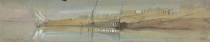 El Luxor door Edward Lear