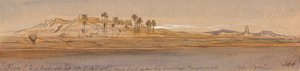 Faras Westelijke Jordaanoever door Edward Lear