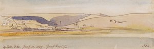 Garf Hosayn; 16.20 uur, 31 januari 1867 (304) door Edward Lear