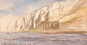 Gebel Sheikh Abu Fodde, 8:00 uur, 4 maart 1867 (588) door Edward Lear
