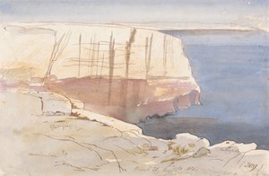 Gozo, bij Malta door Edward Lear