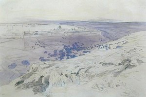 Jeruzalem, 24-28 april 1858 door Edward Lear