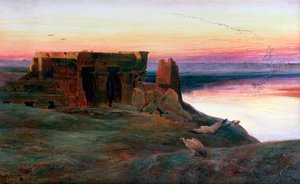 Kom Ombo Tempel, Egypte, 1856
