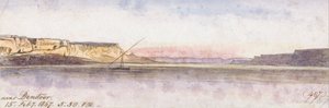 In de buurt van Dendour door Edward Lear