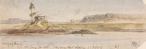 Bij Garf Hossayn, 15:40 uur, 31 januari 1867 (299) door Edward Lear