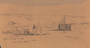 Omgeving Khan Yunas door Edward Lear