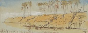 Bij Negadeh. 7:00 A.M., 25 Feb. 1867 (547) door Edward Lear