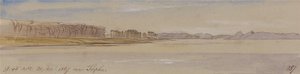 Bij Tapha, 9:45 am, 31 januari 1867 (287) door Edward Lear