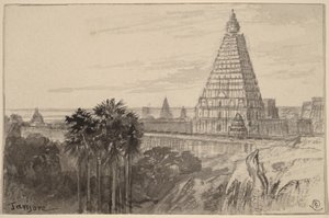 Tanjore, India door Edward Lear