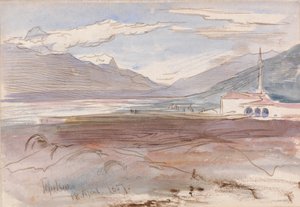 Tepelene, 18 april 1857 door Edward Lear