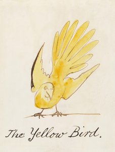 De Gele Vogel, uit "Zestien Tekeningen van Komische Vogels"