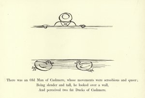 Er was een Oude Man uit Kasjmir, wiens bewegingen vreemd en raar waren door Edward Lear