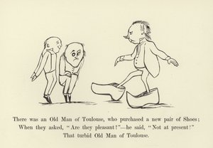 Er was een oude man uit Toulouse, die een nieuw paar schoenen kocht door Edward Lear