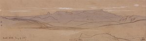 Verrucchio door Edward Lear