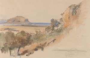 Uitzicht in de buurt van Palermo door Edward Lear