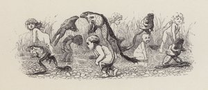 Illustratie voor The Water-Babies door Charles Kingsley door Edward Linley (after) Sambourne