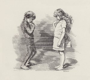 Illustratie voor The Water-Babies door Charles Kingsley door Edward Linley (after) Sambourne