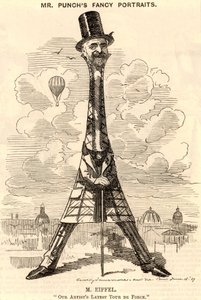 (Alexandre) Gustave Eiffel (1832-1923) Franse civiel ingenieur door Edward Linley Sambourne