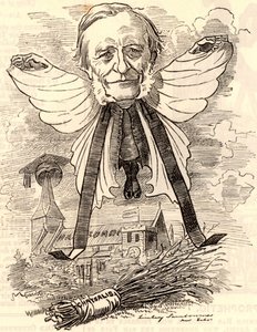 Karikatuur van George Granville Bradley