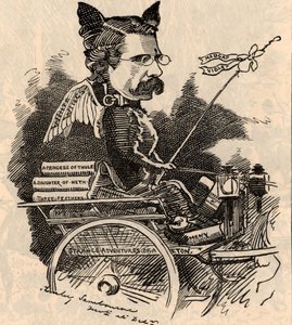 Cartoon van William Black