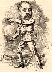 Gerald Graham (1831-1899) Engelse legerofficier die diende bij de Royal Engineers door Edward Linley Sambourne