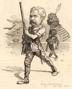 Illustratie met Henry Morton Stanley door Edward Linley Sambourne