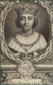 Portret van koning Richard II van Engeland door Edward Lutterell