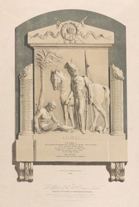 Aliwal monument, Canterbury Cathedral, ca. 1848 door Edward M. Richardson