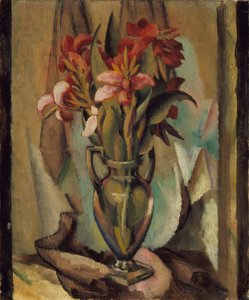 Bloemen in een vaas met handvat, 1919-22